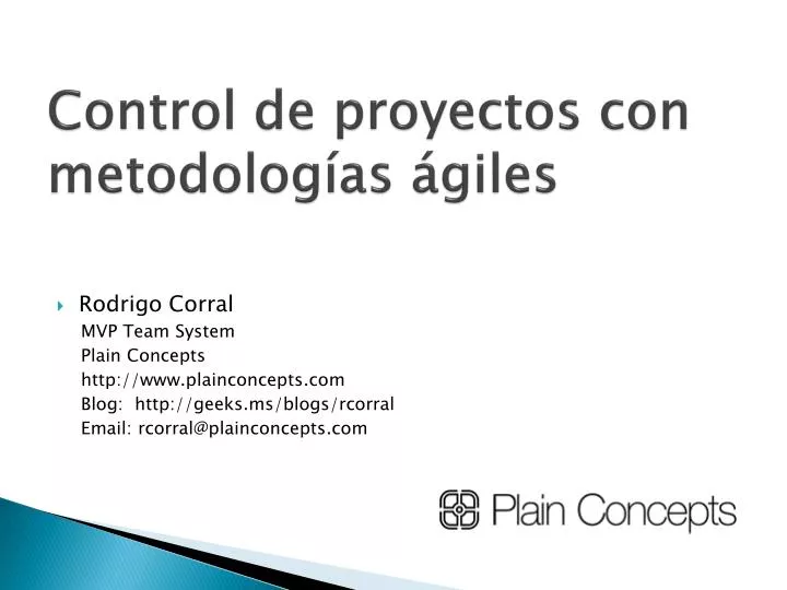 control de proyectos con metodolog as giles