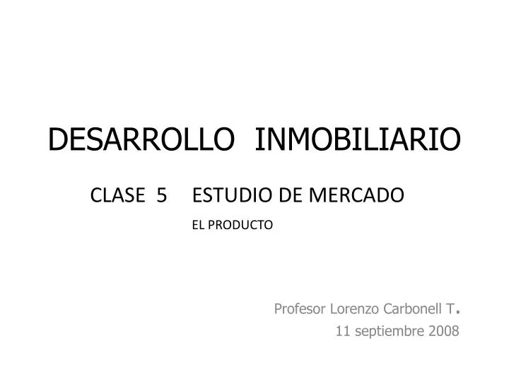 desarrollo inmobiliario