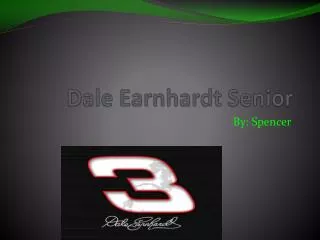 Dale Earnhardt Senior