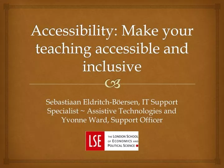 accessibility make your teaching accessible and inclusive