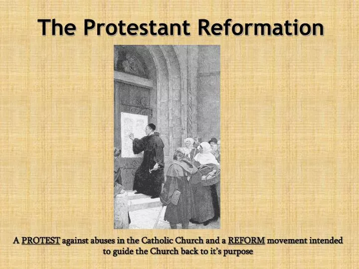 the protestant reformation