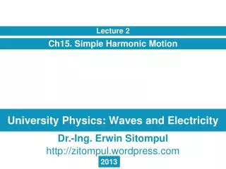 university physics waves and electricity