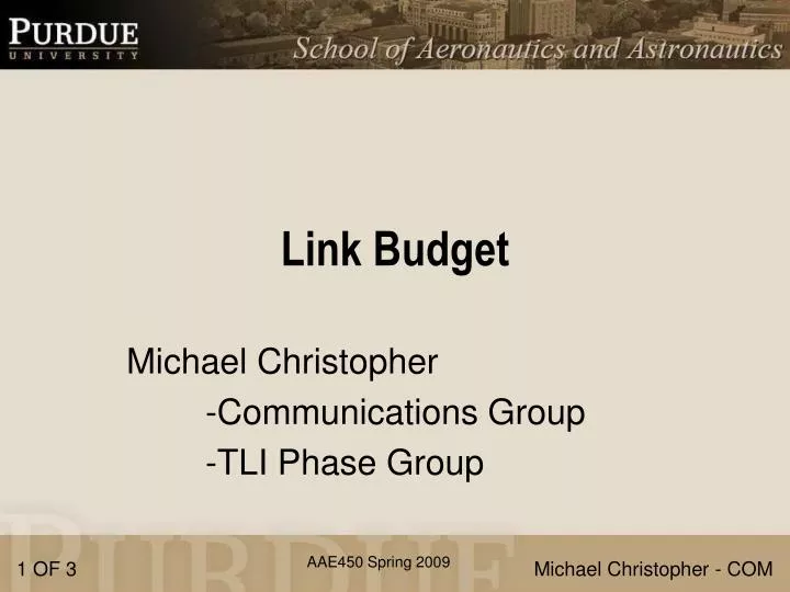 link budget