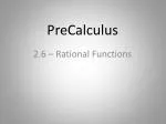 PreCalculus - slide 1