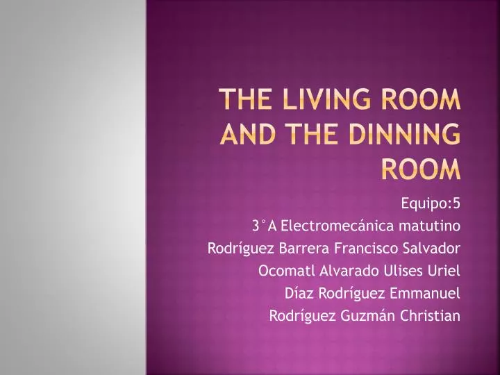 the living room and the dinning room