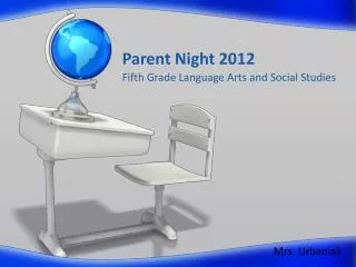 Parent Night 2012