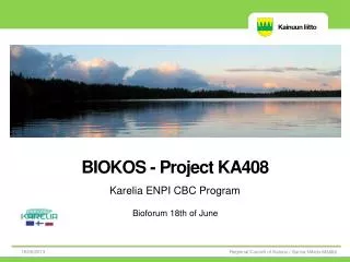 BIOKOS - Project KA408