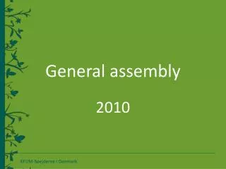 general assembly