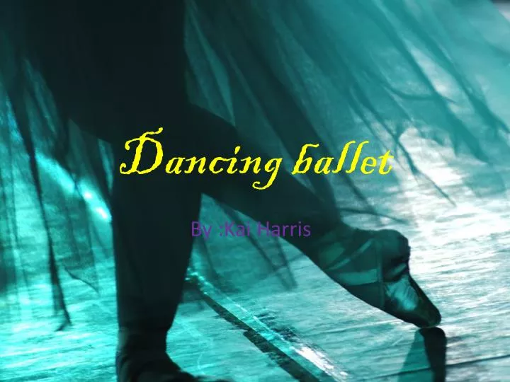 dancing ballet