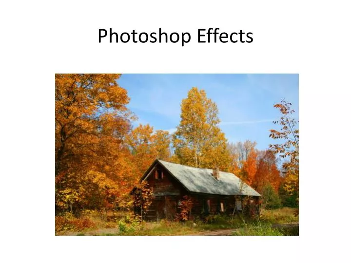 photoshop effects