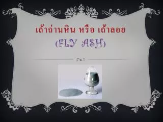 fly ash