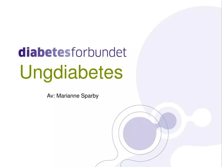 ungdiabetes