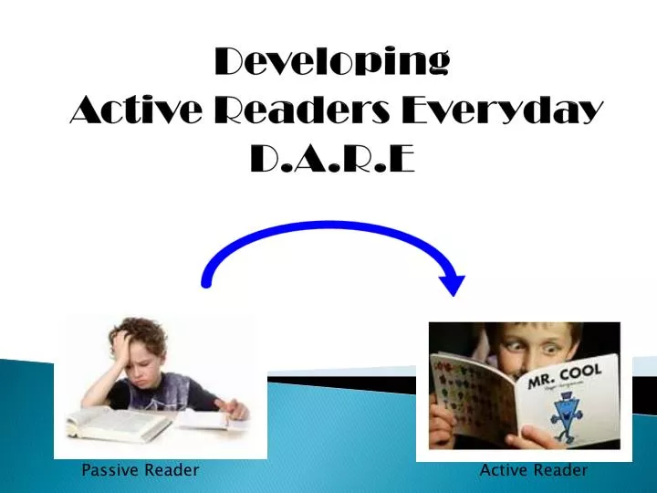 developing active readers everyday d a r e