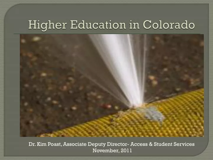 higher education in colorado