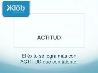 actitud