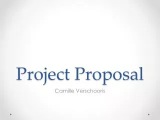 Project Proposal