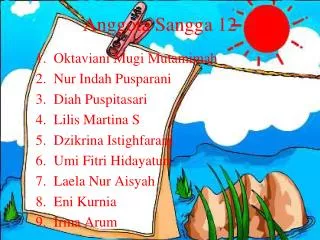 Anggota Sangga 12