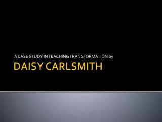 DAISY CARLSMITH