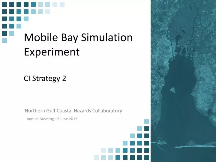 mobile bay simulation experiment ci strategy 2