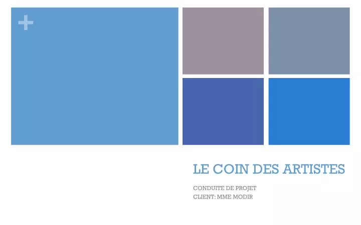 le coin des artistes