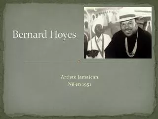 Bernard Hoyes
