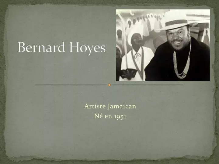 bernard hoyes