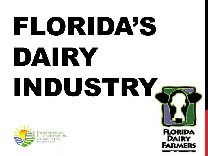 florida s dairy industry