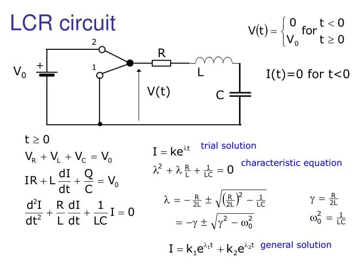 lcr circuit