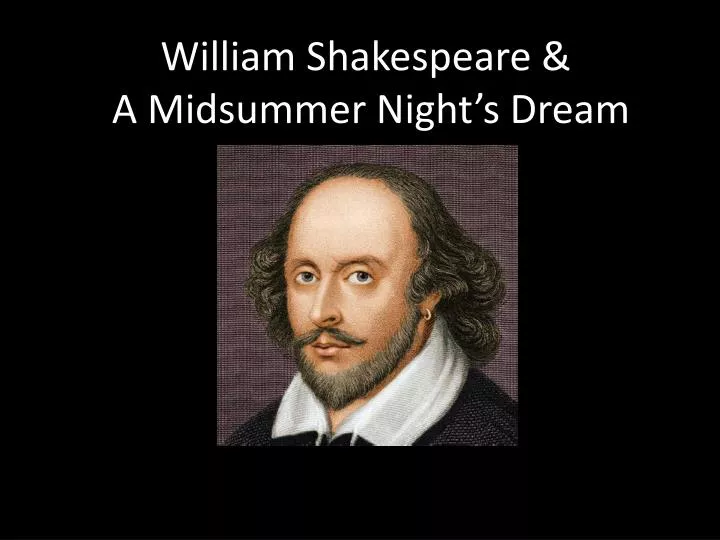 william shakespeare a midsummer night s dream