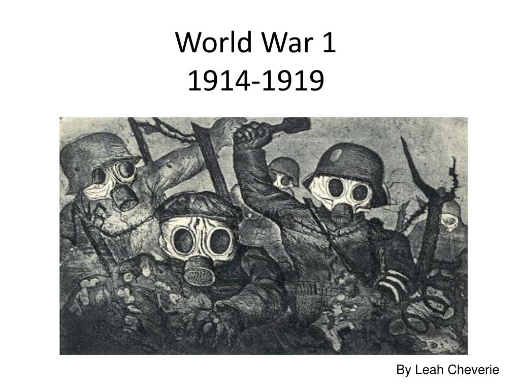 PPT - World War 1 1914-1919 PowerPoint Presentation, free download - ID ...