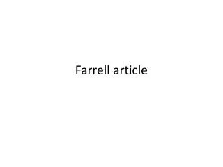 Farrell article