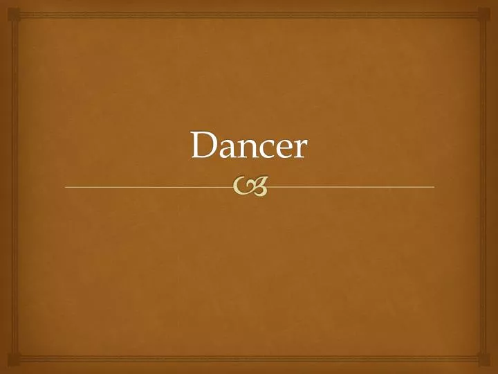 dancer