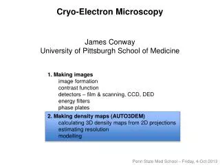 Cryo-Electron Microscopy