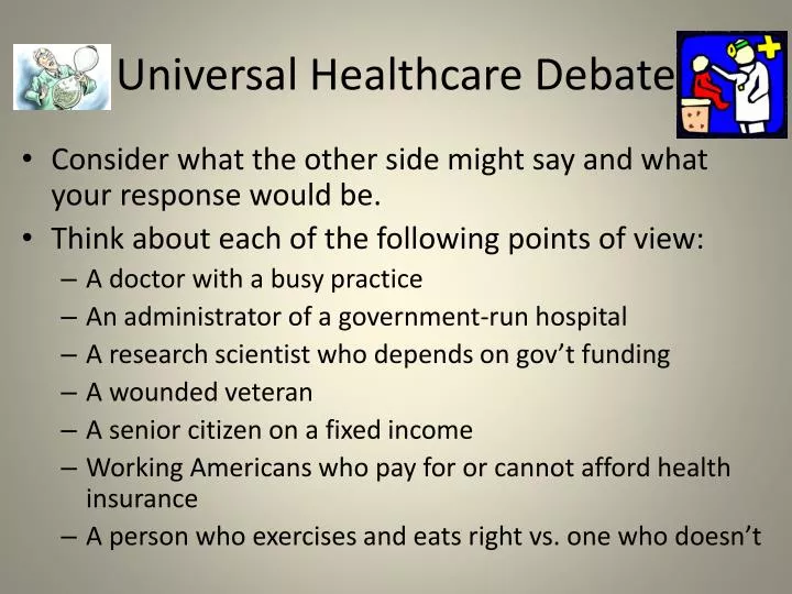 universal healthcare debate