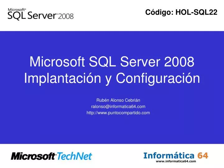 microsoft sql server 2008 implantaci n y configuraci n