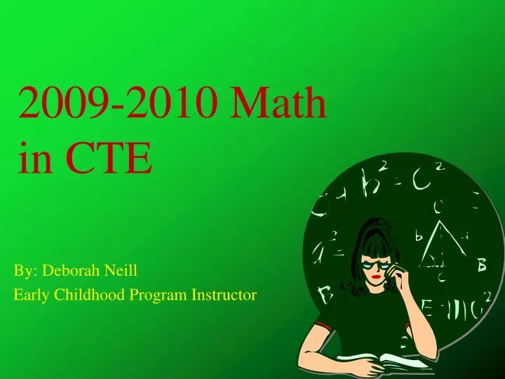 2009 2010 math in cte