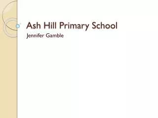 Ash Hill Primary School