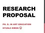 Research Proposal - slide 1