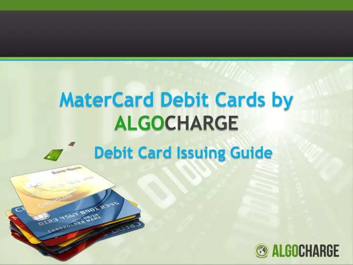 matercard debit cards by algo charge