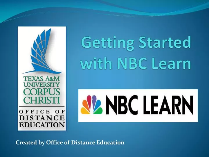 getting started with nbc learn