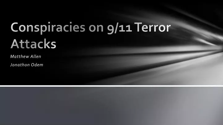 conspiracies on 9 11 terror attacks
