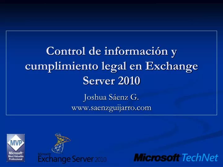 control de informaci n y cumplimiento legal en exchange server 2010