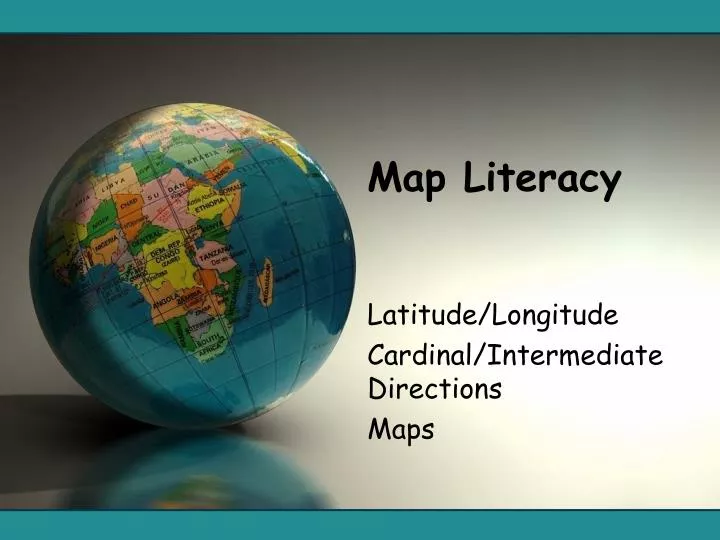 map literacy