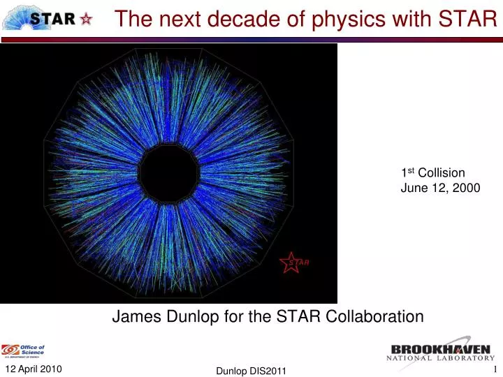 the next decade of physics with star