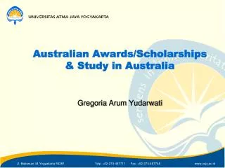 Australian Awards/Scholarships &amp; Study in Australia