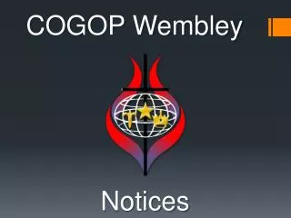 COGOP Wembley