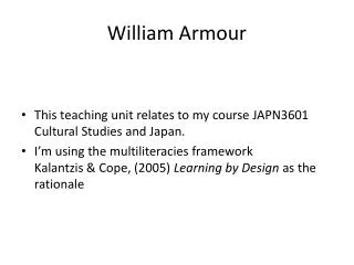 William Armour