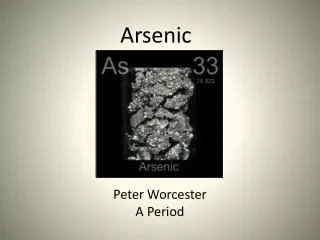 Arsenic