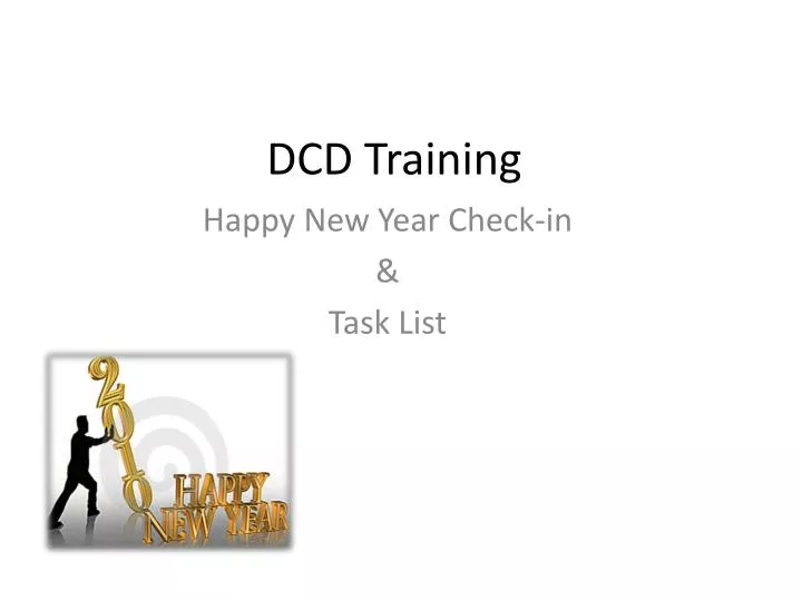 dcd training