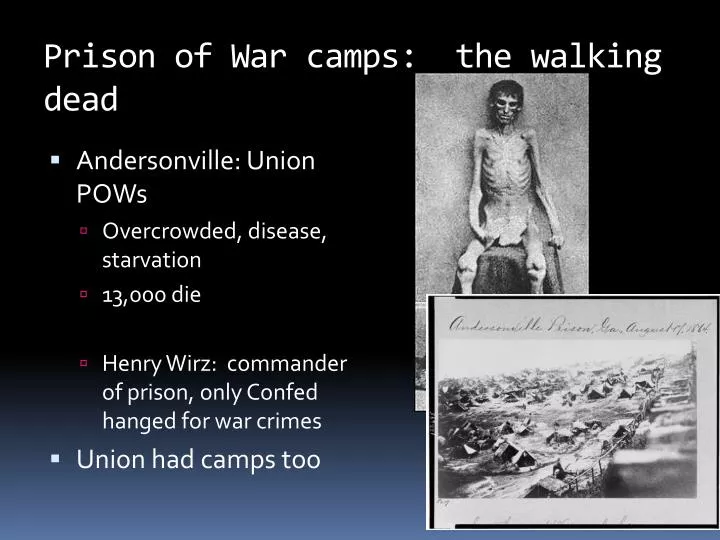 prison of war camps the walking dead